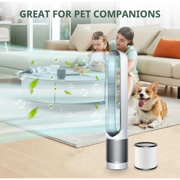 TP01 Filter True HEPA Filter Replacement Upgraded Compatible with Dyson 2 Pack - Picture 12 of 15